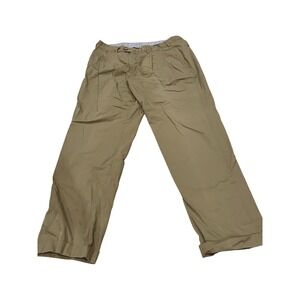 Men's Faconable France Beige Cotton Chino Pants Size 38
